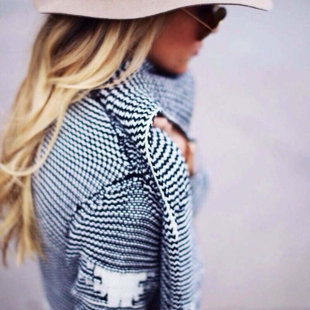 BB Dakota tribal knit cardigan